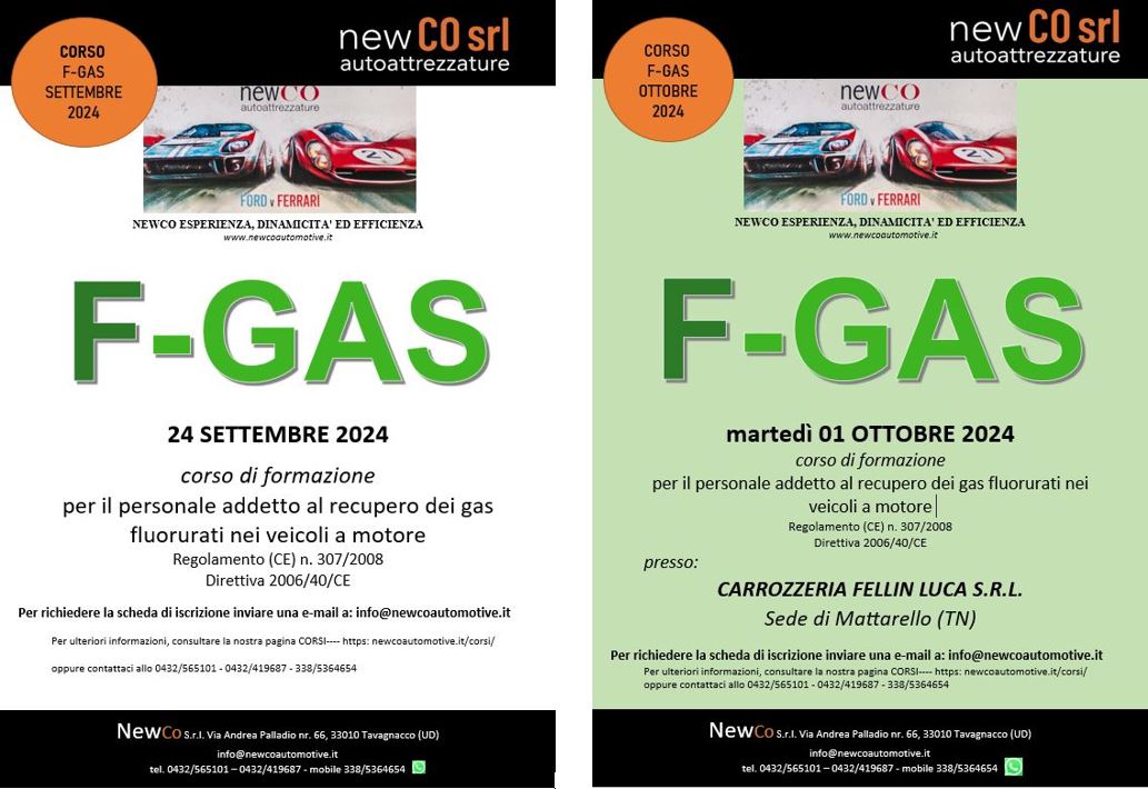 CORSI F-GAS Friuli e Trentino